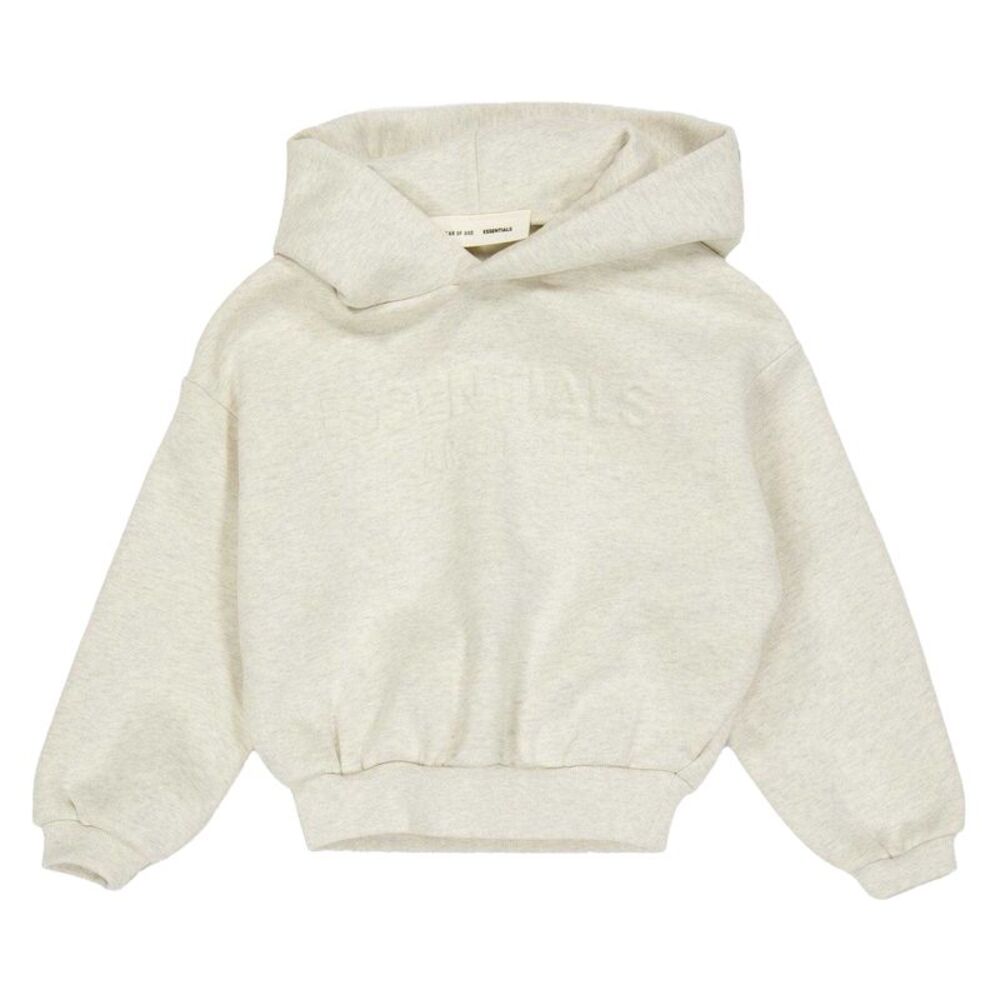Fear Of God Essentials Childrens/Kids Essentials Overhead Hoodie / Heather Oatme